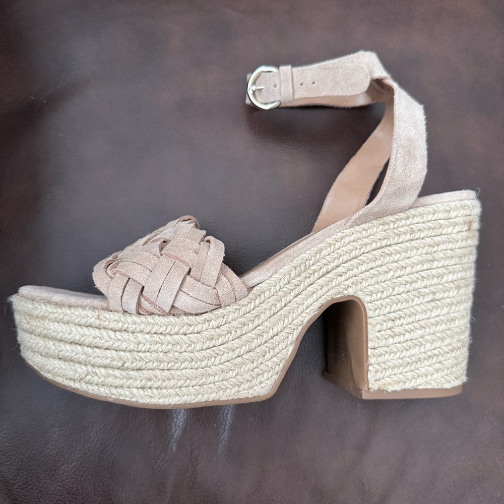Marc Fisher NEW Odilia Espadrille Platform Sandal Size 11 - Picture 3 of 11